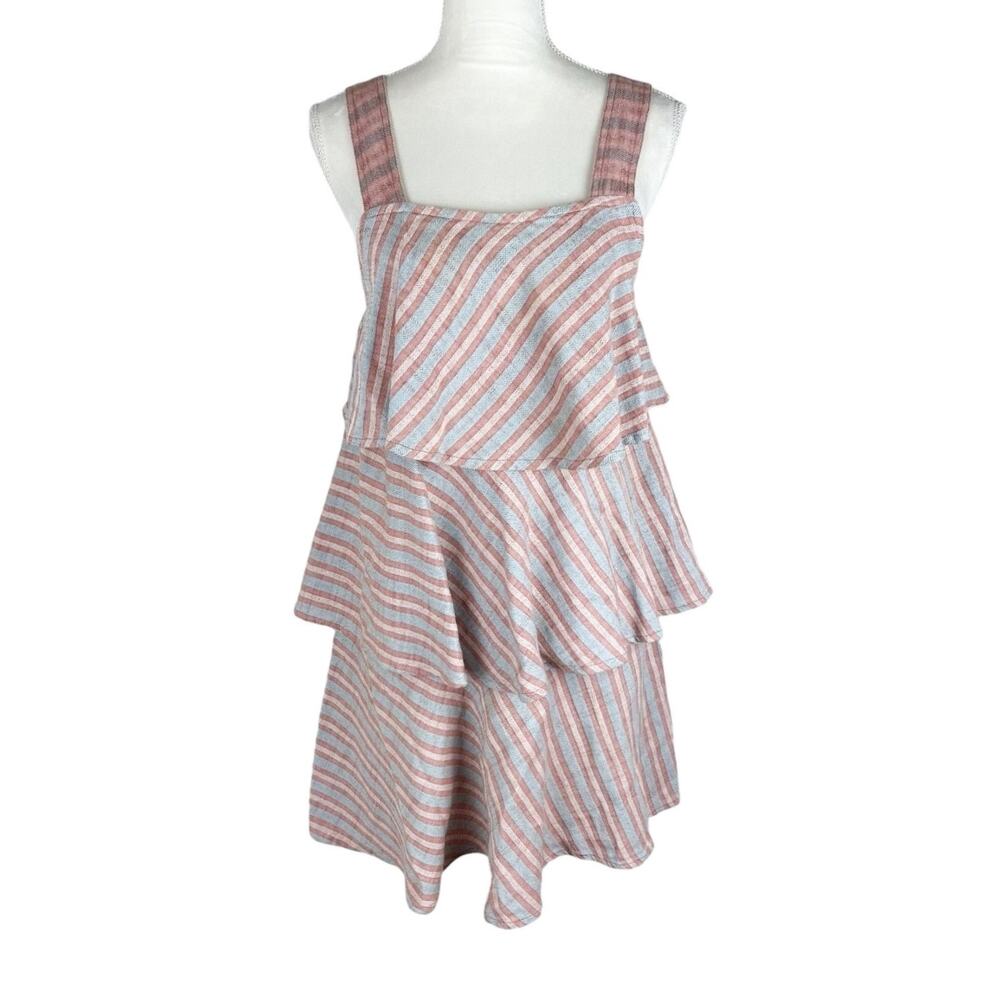 Ace & Jig Simone Tent Dress Dune Artisan Textile Boho Earthy Minimalist Size XS - Picture 3 of 9